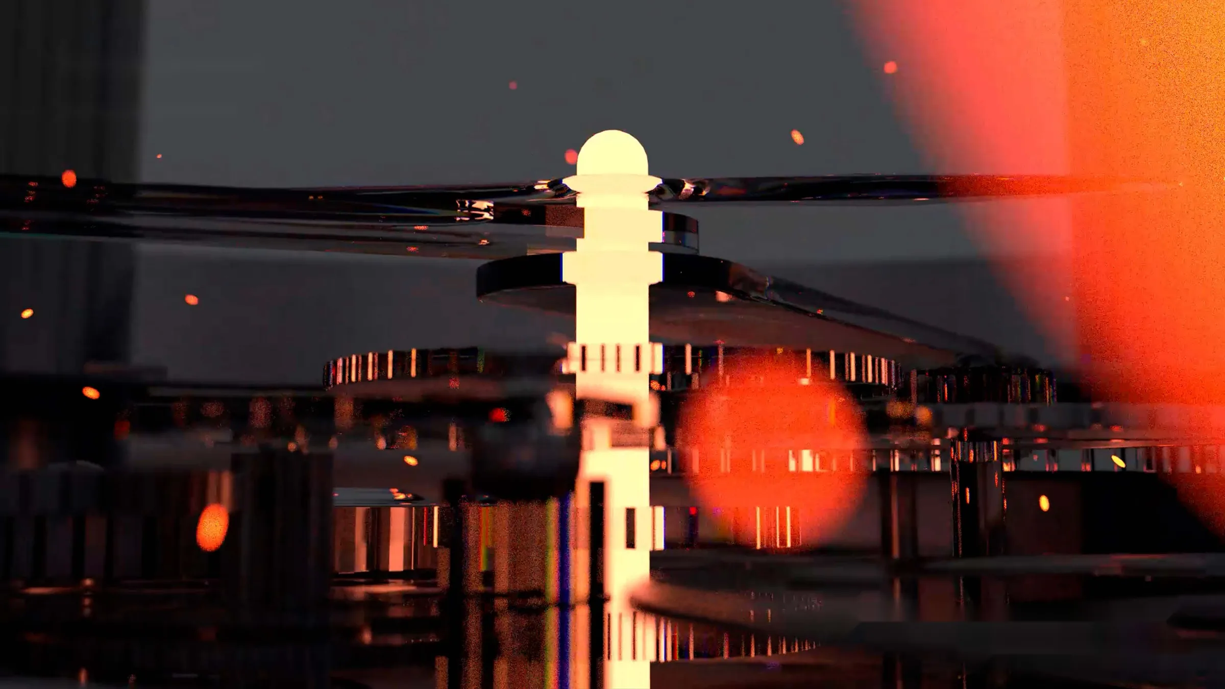 Roulette, chapter 08: the pivot glowing among orange sparks